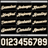 Custom Black White-Old Gold Authentic Basketball Jersey