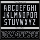 Custom Black Gray Authentic Basketball Jersey