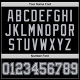 Custom Black Gray Authentic Basketball Jersey