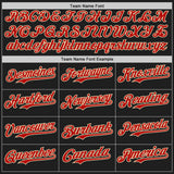 Custom Black Cream-Red Authentic Baseball Jersey
