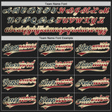 Custom Stitched Black Vintage USA Flag-Cream Baseball Pullover Sweatshirt Hoodie