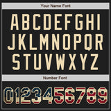 Custom Stitched Black Vintage USA Flag-Cream Baseball Pullover Sweatshirt Hoodie