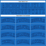 Custom Blue Blue-Navy Authentic Throwback Basketball Jersey
