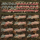 Custom Camo Vintage USA Flag-Cream 3D Woodland Camo Authentic Salute To Service Baseball Jersey