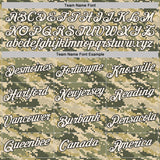 Custom Camo Cream-Black Desert Digital Camouflage Pixel Salute To Service Performance T-Shirt