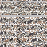 Custom Camo Cream-Black Urban Digital Camouflage Salute To Service Performance T-Shirt