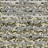 Custom Camo Steel Gray-White Terrain Digital Camouflage Pixel Salute To Service Performance T-Shirt