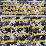 Custom Camo Old Gold-Cream Urban Digital Camouflage Pixel Salute To Service Performance T-Shirt