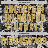 Custom Camo Old Gold-Cream Urban Digital Camouflage Pixel Salute To Service Performance T-Shirt
