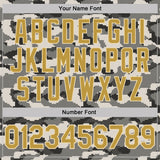 Custom Camo Old Gold-Cream Urban Digital Camouflage Pixel Salute To Service Performance T-Shirt