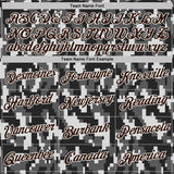 Custom Camo Brown-White Urban Digital Camouflage Pixel Salute To Service Performance T-Shirt