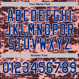 Custom Camo Navy-White Digital Camouflage Pixel Salute To Service Performance T-Shirt