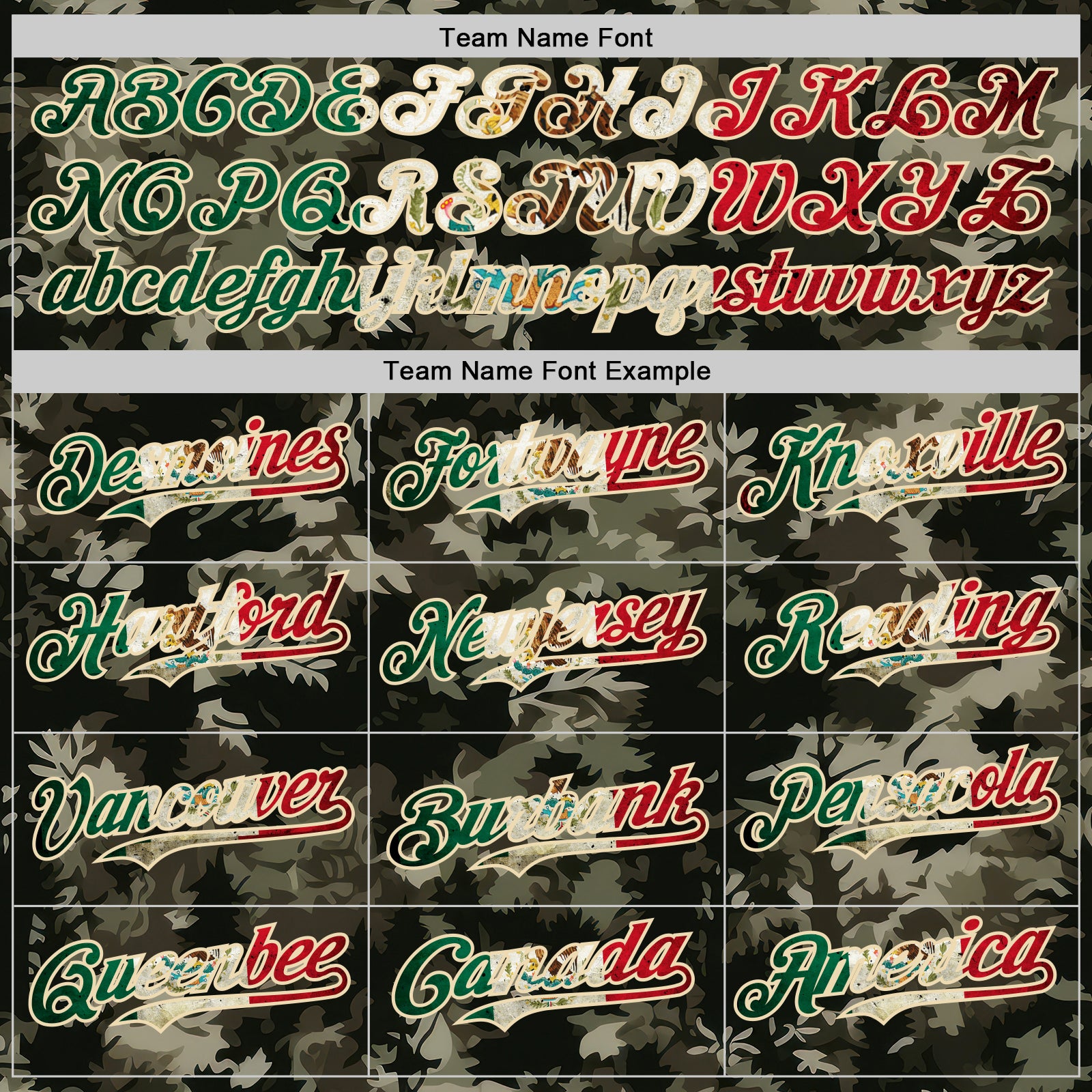 Custom Camo Vintage Mexican Flag Cream-Black Woodland Forest Tactical Camouflage Outdoor Leaf Authentic Baseball Jersey