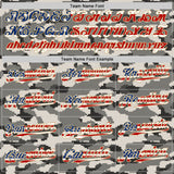 Custom Camo USA Flag Vegas Gold-White Digital Camouflage Authentic Baseball Jersey