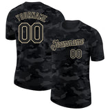 Custom Camo Black-Cream Salute To Service Performance T-Shirt