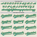 Custom Cream Teal-Old Gold Authentic Baseball Jersey