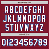 Custom Crimson White-Royal Authentic Baseball Jersey