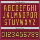 Custom Crimson Old Gold-Navy Authentic Baseball Jersey