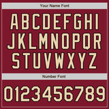 Custom Crimson City Cream-Black Authentic Baseball Jersey