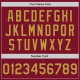 Custom Crimson Old Gold Authentic Baseball Jersey