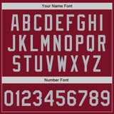 Custom Crimson Gray Authentic Baseball Jersey