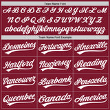 Custom Stitched Crimson White-Crimson Baseball Pullover Sweatshirt Hoodie