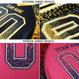 Custom Gray Royal-Orange Drift Fashion Football Jersey