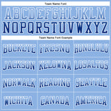 Custom Stitched Light Blue Royal-White Fade Fashion Arrow Sports Pullover Sweatshirt Hoodie