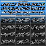 Custom Electric Blue Black-White Authentic Fade Fashion Baseball Jersey
