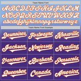 Custom Light Blue White Purple-Orange Authentic Fade Fashion Baseball Jersey
