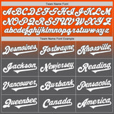 Custom Orange White-Steel Gray Authentic Fade Fashion Baseball Jersey