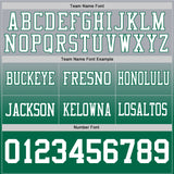 Custom Gray White-Kelly Green Authentic Fade Fashion Football Jersey