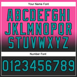 Custom Stitched Pink Teal-Black Fade Fashion Sports Pullover Sweatshirt Hoodie