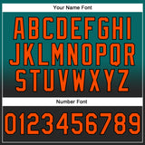 Custom Stitched Teal Orange-Black Fade Fashion Sports Pullover Sweatshirt Hoodie