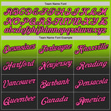 Custom Stitched Neon Green Pink-Black Fade Fashion Sports Pullover Sweatshirt Hoodie