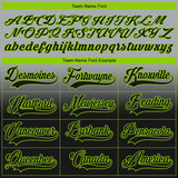 Custom Gray Black-Neon Green Fade Fashion Hockey Lace Neck Jersey