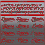 Custom Gray Steel Gray-Red Fade Fashion Hockey Lace Neck Jersey