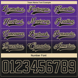 Custom Purple Black-Cream Fade Fashion Hockey Lace Neck Jersey