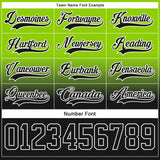 Custom Neon Green Black-White Fade Fashion Hockey Lace Neck Jersey