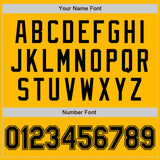 Custom Gold Black Authentic Baseball Jersey