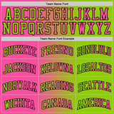Custom Neon Green Pink-Black Authentic Gradient Fashion Basketball Jersey