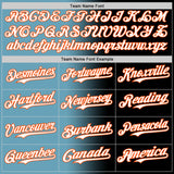 Custom Black White Shadow Blue-Orange Authentic Gradient Fashion Baseball Jersey