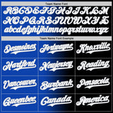 Custom Black White Thunder Blue-Gray Authentic Gradient Fashion Baseball Jersey