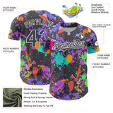 Custom Graffiti Pattern Steel Gray-White Authentic Baseball Jersey