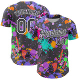 Custom Graffiti Pattern Steel Gray-White Authentic Baseball Jersey