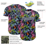 Custom Graffiti Pattern Navy-White Splatter Authentic Baseball Jersey