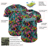Custom Graffiti Pattern Teal-White Splatter Authentic Baseball Jersey
