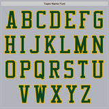 Custom Gray Green-Gold Authentic Baseball Jersey