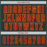Custom Green Red-Gold Authentic Baseball Jersey