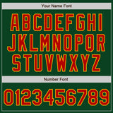Custom Green Red-Gold Authentic Baseball Jersey